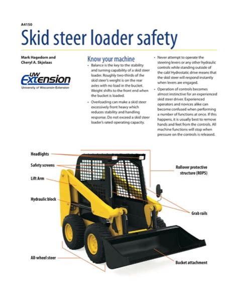 skid steer loader hazards|skid steer safe operating procedure.